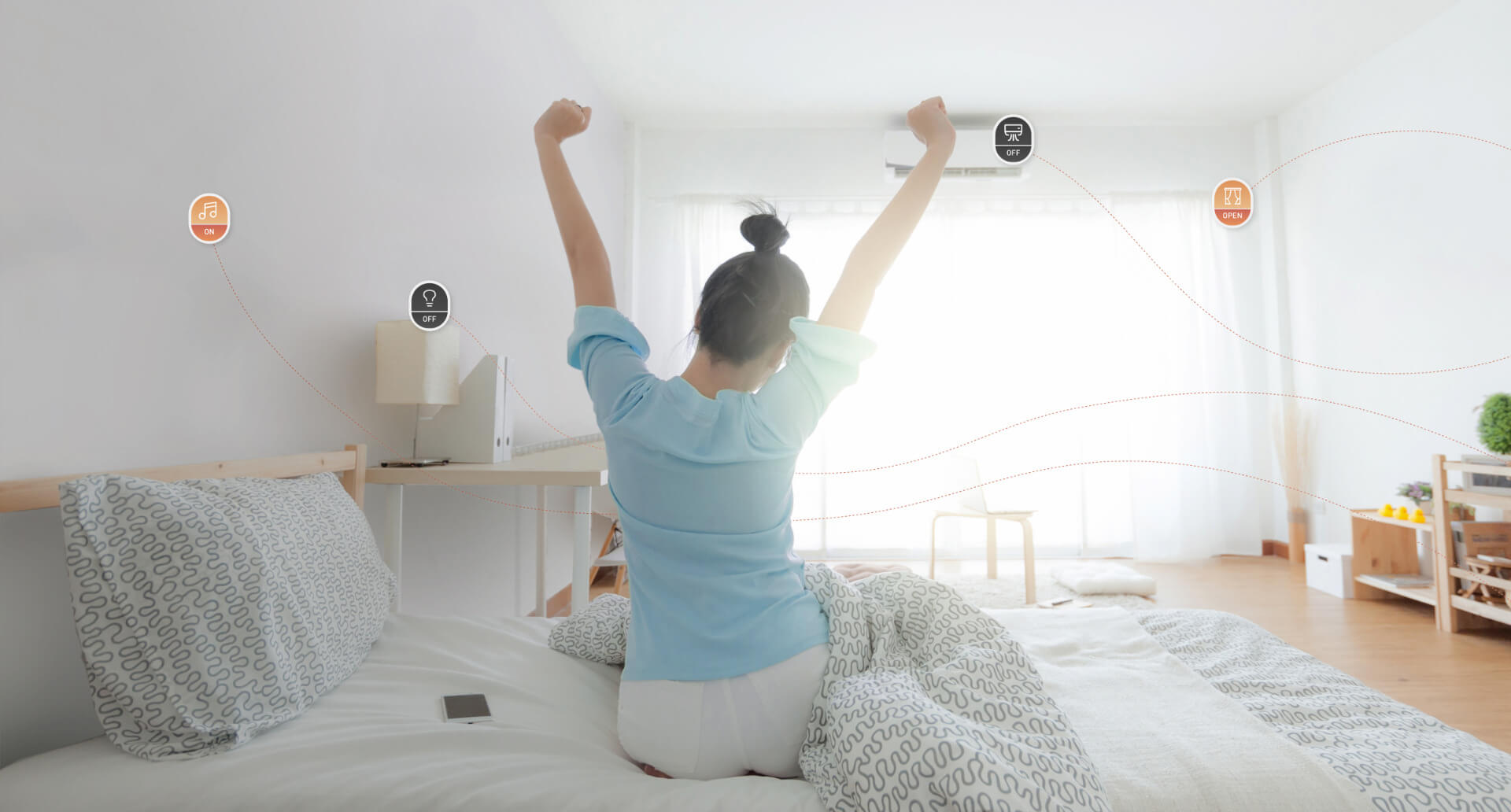 SmarTone Solutions智能家居服務讓你享受自然日光加上最愛歌曲為新一天注入活力